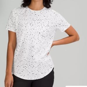 LULULEMON Love Crew Revitalize Splatter White size 8